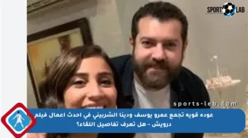 عودة قوية تجمع عمرو يوسف ودينا الشربيني في أحدث أعمال فيلم درويش – هل تعرف تفاصيل اللقاء؟